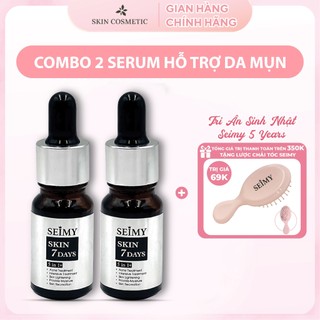 Combo 2 Chai Serum giảm mụn thâm Seimy - Skin 7 Days