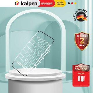 Rổ Gác Bồn Rửa Cao Cấp INOX 304 Điều Chỉnh Độ Dài Thông Minh Hàng Chính Hãng KALPEN-GIA DỤNG ĐỨC