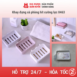 Khay đựng xà phòng, xà bông hít cường lực siêu chắc 0463 I Kệ đựng xà phòng dán tường