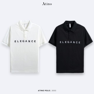 Áo Polo Nam ELEGANCE ATINO chữ nổi tinh tế vải cá sấu Cotton cao cấp thoáng mát chuẩn form PL2.3000