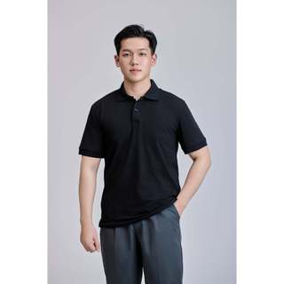Áo polo thương hiệu FMF đen nam/nữ