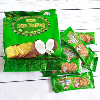  combo 10 BÁNH DỪA NƯỚNG nổi tiếng QUẢNG NAM 150G - Đồ ăn vặt bánh kẹo Tết 