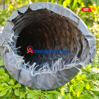 Ống Gió Mềm Vải Lõi Thép Chịu Nhiệt D100mm - Ống Thoát Hơi Khí Nóng