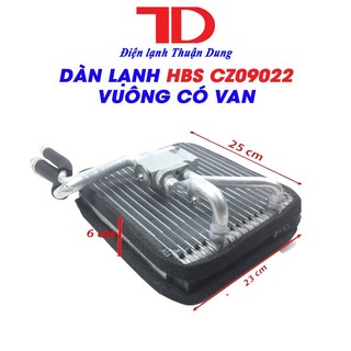 Dàn lạnh dành cho xe tải thaco ollin van vuông model c302323 cz09022 TD Điện lạnh Thuận Dung