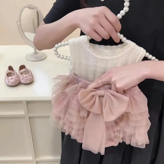  Set Chân Váy Tutu Set Rời Áo Ren 2 Lớp Kèm Chân Váy Hồng Nhiều Tầng Có Chip Bảo Hộ Set Mùa Hè Cho Bé 6-14kg 