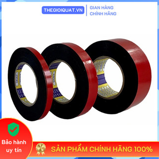 Băng keo xốp 2 mặt màu đỏ đen đủ kích thước 1f2, 1f6, 2f, 2f4, 5f