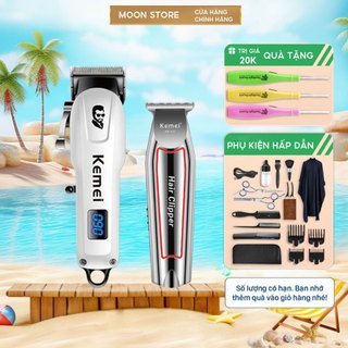 Tông đơ cắt tóc cho bé KEMEI KM-232, máy tăng đơ cắt tóc cho bé trẻ em sơ sinh không tiếng ồn