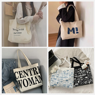 Túi tote vải đi học,vải bố mềm đẹp Canvas giá rẻ thời trang dành cho nữ - Hazis Store