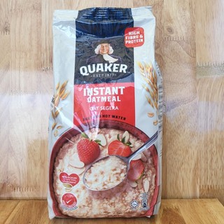  QUAKER  TÚI LỚN 1 Kg  YẾN MẠCH NGUYÊN CHẤT ĂN LIỀN  MALAYSIA  Instant Oatmeal  HALAL  