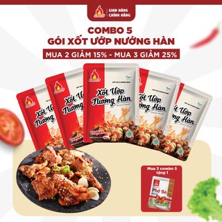 Combo 5 gói xốt ướp nướng hàn 60g az chef - ướp thịt nướng hương vị hàn quốc - thơm ngon, đậm đà.