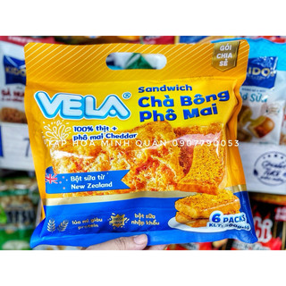 BÁNH SANDWICH VELA 45G ( SANDWICH CHÀ BÔNG PHÔ MAI)