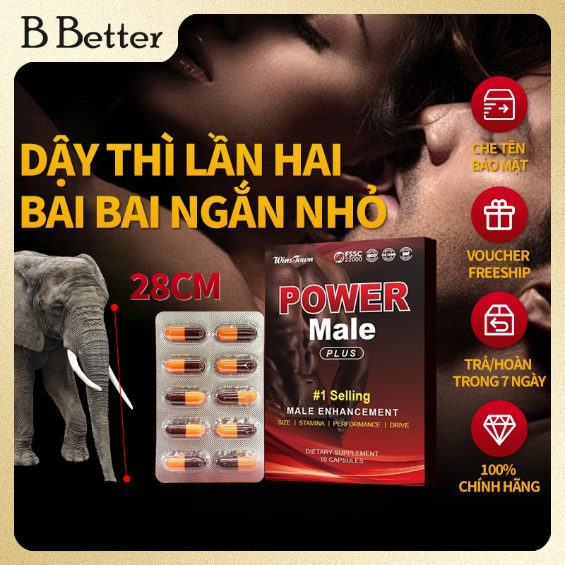 Tăng cường sinh lý nam tăng kích thước cậu nhỏ giới giảm xuất tinh sớm bổ thận tráng dương10viên/hộp