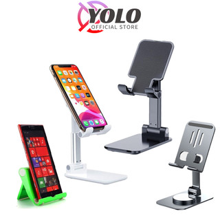 Giá đỡ điện thoại để bàn gấp gọn đa năng chất liệu nhựa cao cấp Yolo Official
