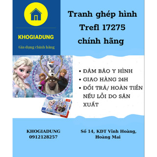 Tranh ghép hình Trefl 17275 chính hãng - 60 mảnh  cho bé chủ đề Elsa ( dành cho bé 3 tuổi trở nên )
