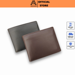 ví nam Adonis AD09 bóp nam da bò nappa cao cấp thiết kế dáng ngang nhiều ngăn đựng tiền đựng thẻ bảo hành 06 tháng