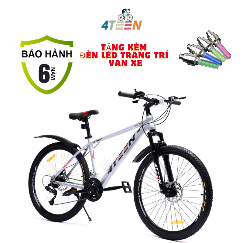 [CHÍNH HÃNG] Xe Đạp Học Sinh 4TEEN 2024 Bản Nâng Cấp Mới Nhất 8 Tầng Líp 24 Tấc Độ, Bảo Hành 6 Năm