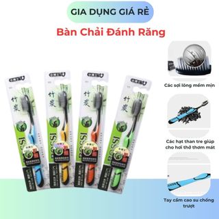 [Free Ship] Bàn Chải Đánh Răng Than Tre Hoạt Tính Hàn Quốc Bossi No921 (Không Chọn Mầu)