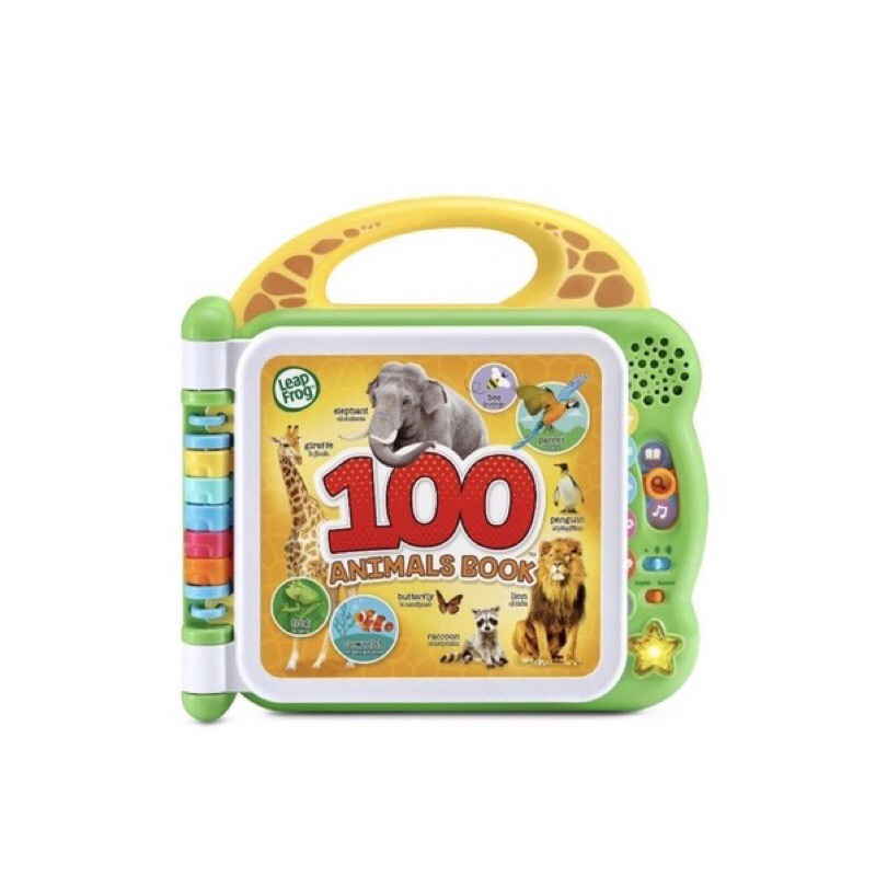 { Có sẵn } Sách cảm ứng Leapfrog 100 Animals Book