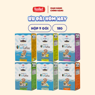 Cà phê muối SaltCoffee, cà phê hòa tan 5 in 1 dạng gói tiện lợi - Yến Việt