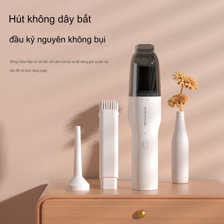 Máy hút bụi cầm tay cho Ô Tô và Gia Đình tích hợp 3 in 1 với thiết kế nhỏ gọn, tiện lợi dễ sử dụng