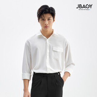 Outlet | Áo sơ mi nam dài tay form rộng sợi lụa tre tự nhiên bamboo silk Simon co giãn mềm mại thoáng mát JBAGY - JS0106