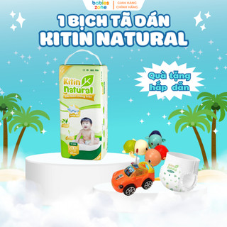 Tã Bỉm Dán Kitin Natural chiết xuất trà xanh siêu thoáng, kháng khuẩn, thấm hút nhanh chóng, đủ size
