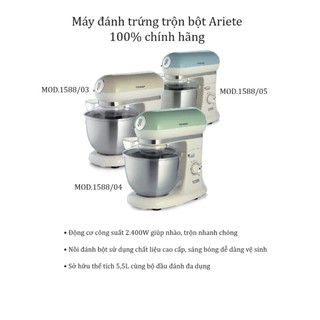 Máy đánh trứng trộn bột ariete mod.1588/03 - mod.1588/04 - mod.1588/05