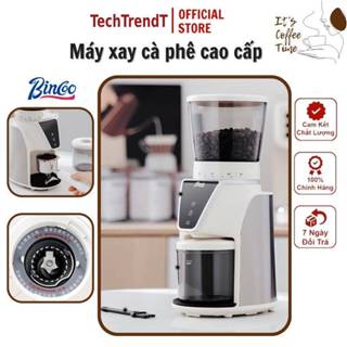 Máy xay cà phê Bincoo cao cấp tự động xay bột mịn đều nhiều cấp độ, máy xay hạt cafe espresso nhiều cấp bậc xay