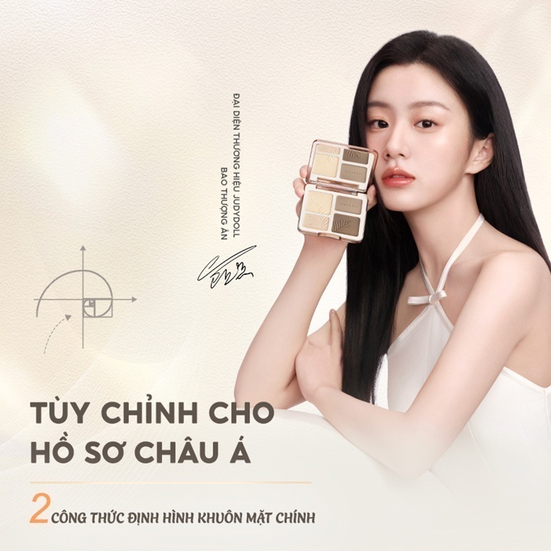 JUDYDOLL Bảng phấn bắt sáng và tạo khối Tự nhiên Lâu trôi Chống nước 9g (auth) | BigBuy360 - bigbuy360.vn
