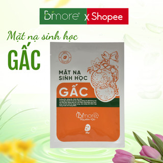 Mặt nạ sinh học gấc Bimore cấp ẩm sâu sáng mịn da