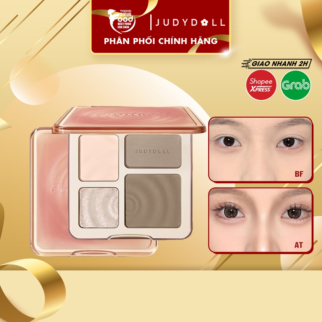 Phấn Bắt Sáng Và Tạo Khối Judydoll Highlight & Contour 9g