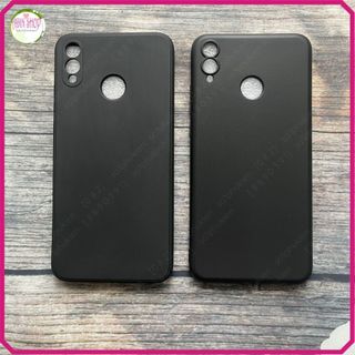 Ốp lưng Huawei Honor 8X loại dẻo đen viền cam gồ bảo vệ cam cao cấp, bền đẹp