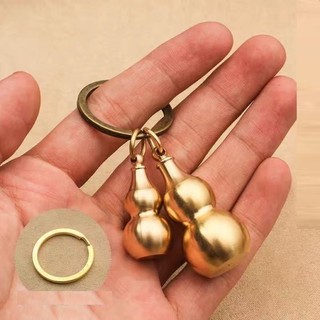 Bầu hồ lô bằng đồng có khoen làm móc khoá
