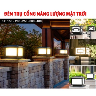 Đèn trụ cổng năng lượng mặt trời, đèn năng lượng mặt trời cỡ 400mm