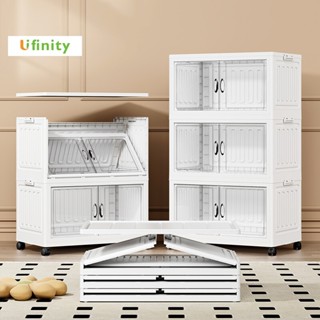 Lifinity Tủ Nhựa Đựng Gấp Gọn Tiện Lợi-Tủ Đa Năng Có Bánh Xe, Có Thể Đựng Quần Áo/Đồ Chơi/Đồ Ăn Nhẹ/Sách