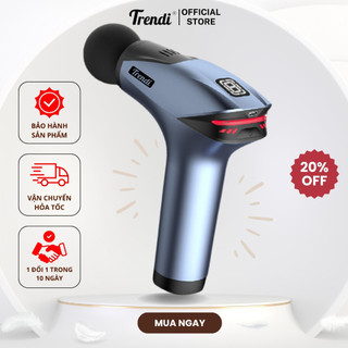 Máy Massage Cầm Tay TRENDI QS-8, Mát Xa Toàn Thân Với 5 Đầu Massage và 8 Cấp Độ