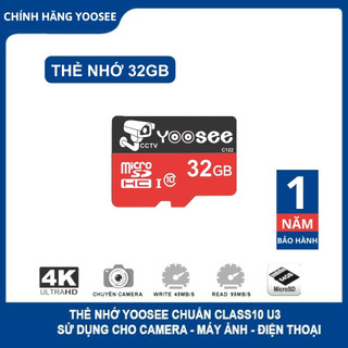 Thẻ nhớ YooSee 32GB cao cấp - chuyên dụng cho camera