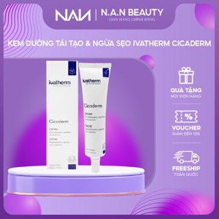 Kem Dưỡng Da Cicaderm Ivatherm Tuýp 40ml - Kem Dưỡng Ẩm Cho Da - N.A.N Beauty