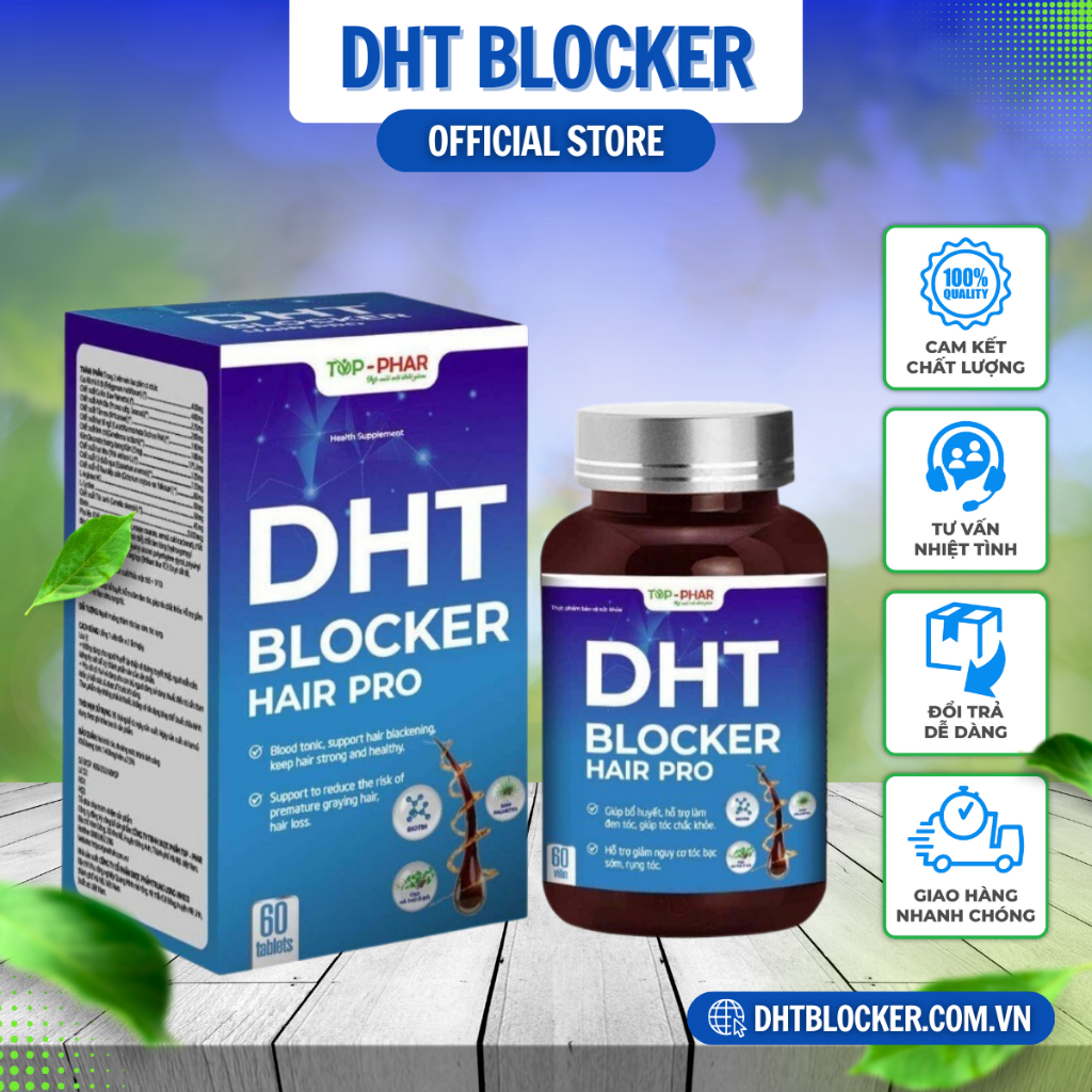 DHT Blocker Good Hair Pro 💥 HÀNG CAO CẤP 💥 Sản Phẩm DHT Nâng Cao Mọc Tóc Giảm Nhờn Da Đầu Cực Tốt