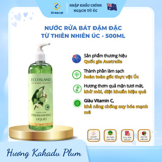 Nước rửa bát Eco Island nhập khẩu Úc hương Kakadu Plum 500ml
