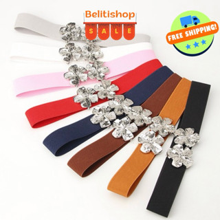  Đai váy   Thắt lưng chun Nữ hình Hoa Mai Trắng BL32 Dễ Phối Đồ mẫu mới 2024 