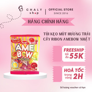 Kẹo mút hương trái cây Ribon Amebow Nhật Bản