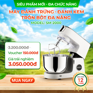 Máy đánh trứng, đánh bột, đánh kem để bàn unitech sm-2000