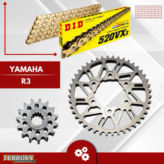 Nhông sên dĩa mrev cho xe yamaha r3/ mt-03