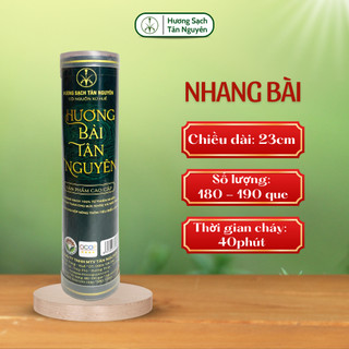 Hương bài Tân Nguyên, nhang bài sạch. nhang thơm cao cấp 23cm ống 180 que dùng cho chung cư