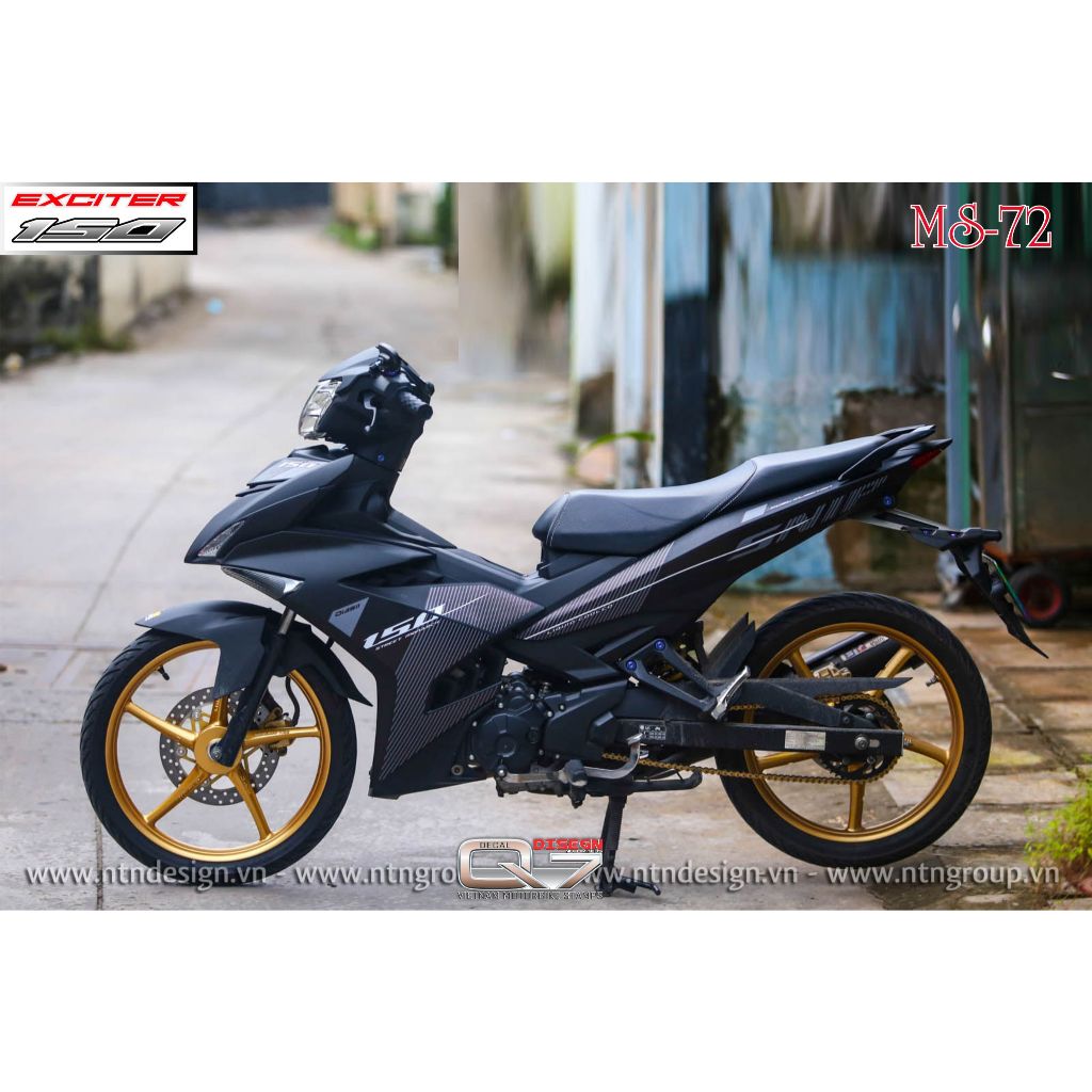 Tem Rời EXCITER 150 - Sniper - MS72 - DECALQ7