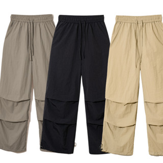 Quần Ống Rộng Baggy Cargo MinhDan, Quần Jogger Nữ Vải Gió Cạp Chun Rút Dây [MDQ17]