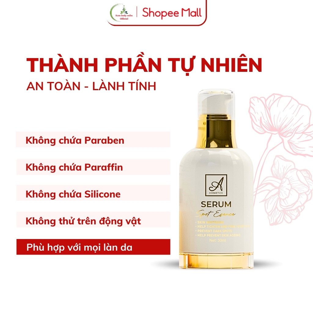 Serum Spot Esence A Cosmetics 30ml - Trắng Da, Căng Bóng, Mờ Thâm, Chống Lão Hóa, Hiệu Quả | BigBuy360 - bigbuy360.vn