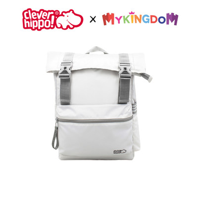 Balo Roller Trắng CLEVER HIPPO BKU5203/WHITE