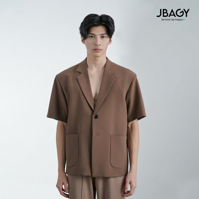 Áo Khoác Blazer Tay Lỡ phong cách Vest Vintage Thương Hiệu JBagy cao cấp - JK0109 (D13K6)